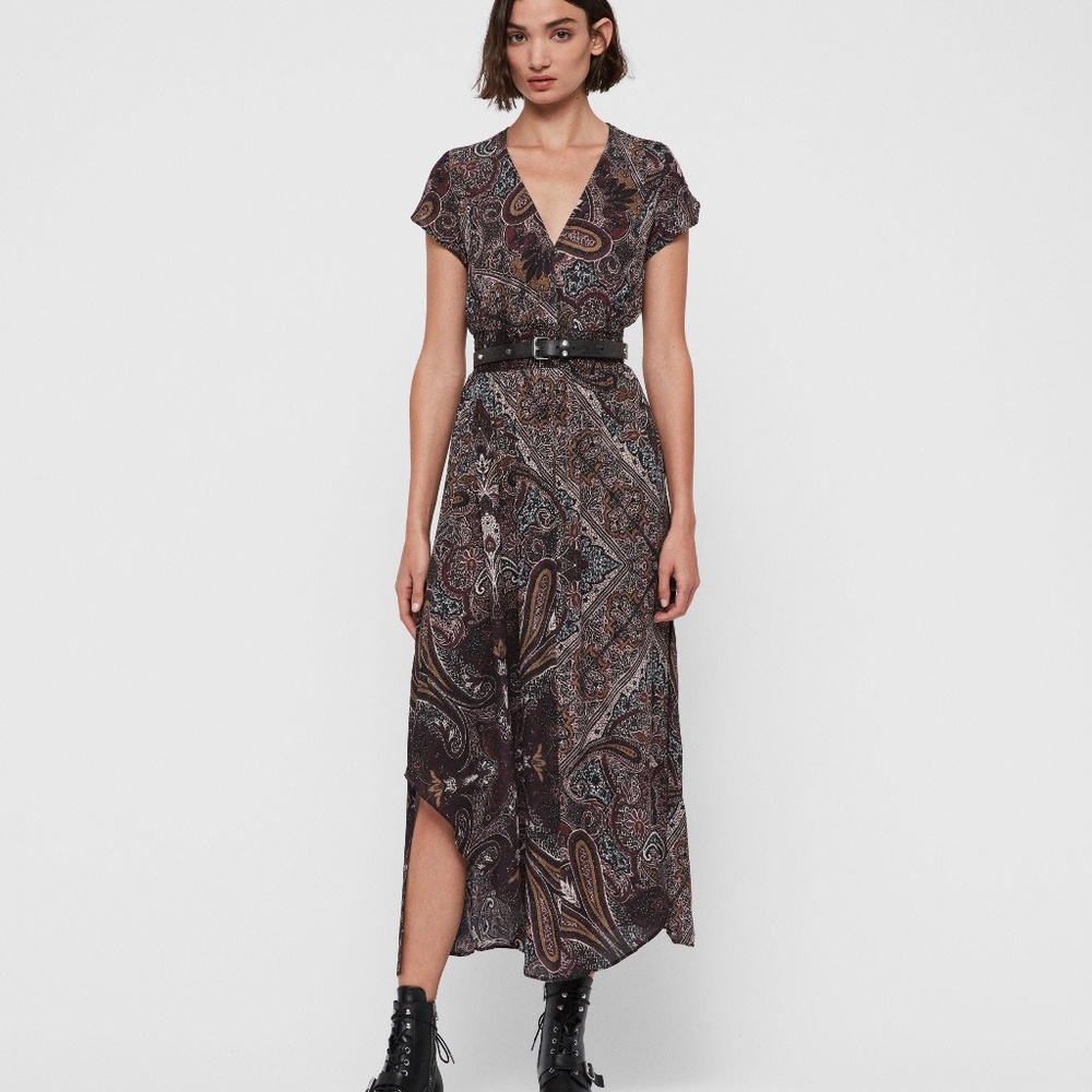 Allsaints LEILA SCARF DRESS NWOT - Size S